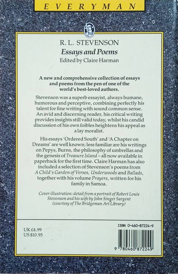 R.L. Stevenson: Essays and Poems | Claire Harman (ed.)