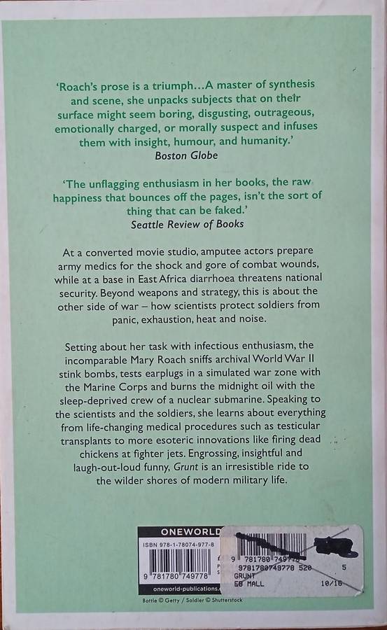 Grunt: The Curious Science of Humans at War | Mary Roach
