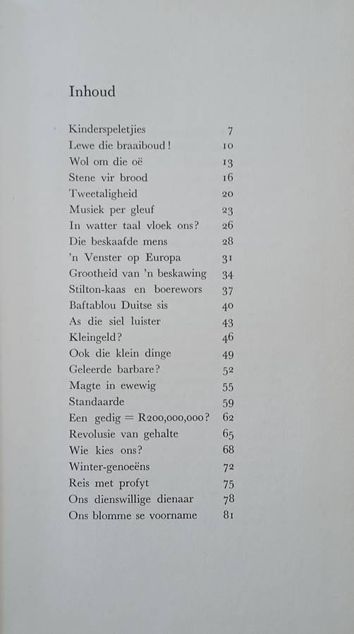 Onvoltooide Kalender [Afrikaans] | W.E.G. Louw