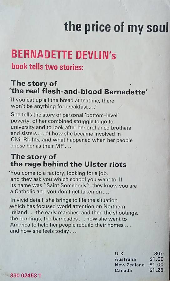Bernadette Devlin: The Price of My Soul | Bernadette Devlin
