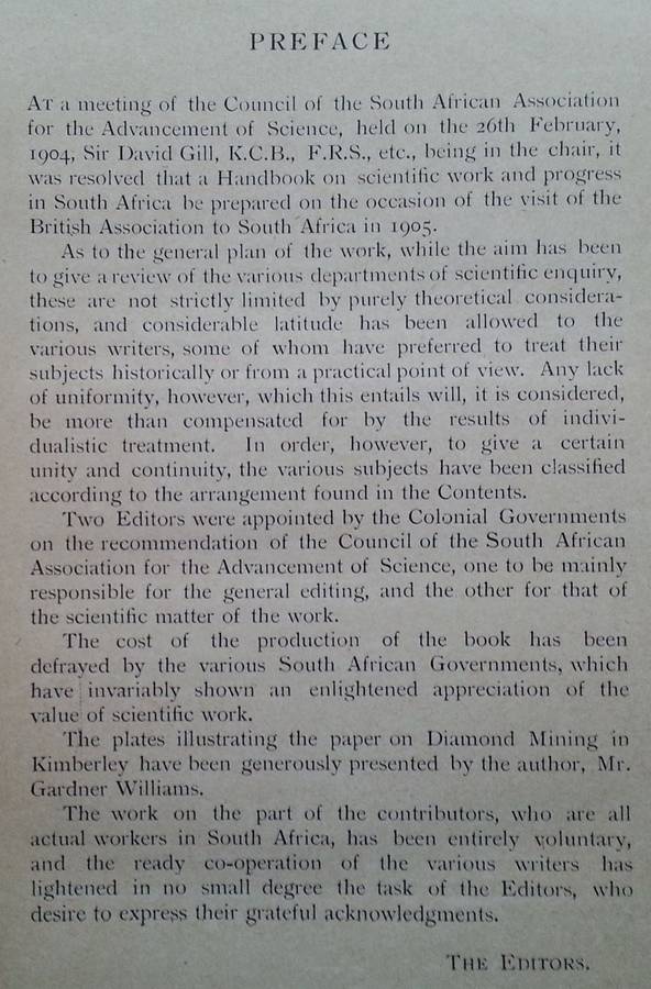 Science in South Africa: A Handbook and Review (Published 1905) | W. Flint & J. D. F. Gilchrist (...