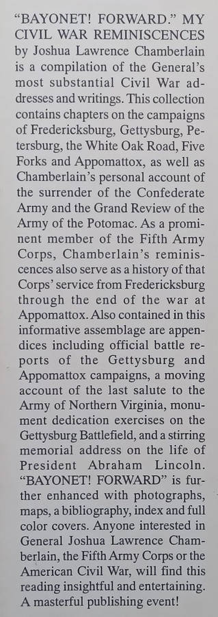"Bayonet! Forward!" My Civil War Reminiscences | Joshua Lawrence Chamberlain