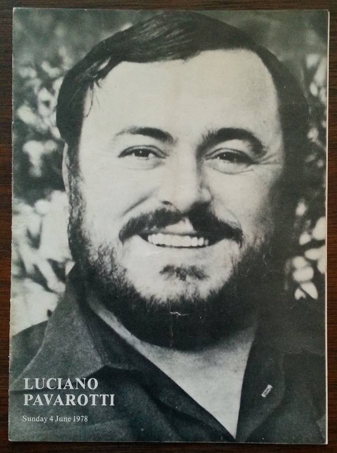 Luciano Pavarotti (Souvenir Brochure)