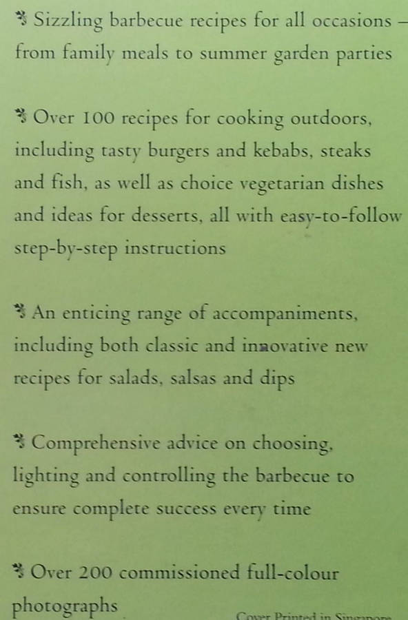 The Barbecue Book | Christine France