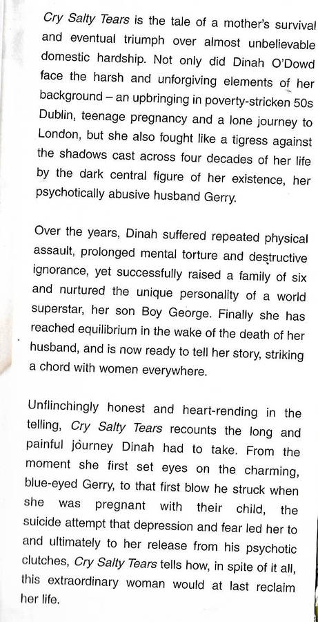 Cry Salty Tears | Dinah O'Dowd