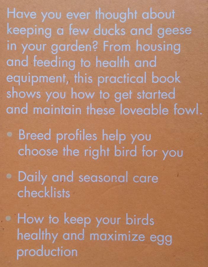 Choosing and Keeping Ducks and Geese | Liz Wright