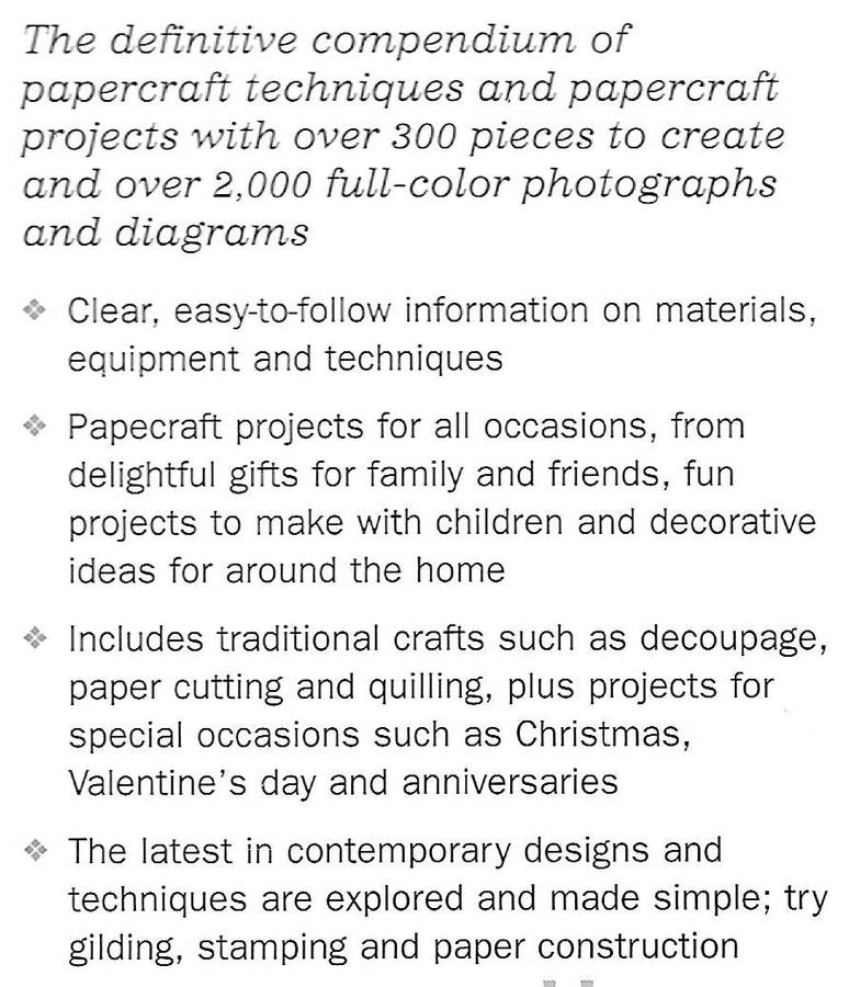 The Complete Book of Papercrafts: Over 300 Projects