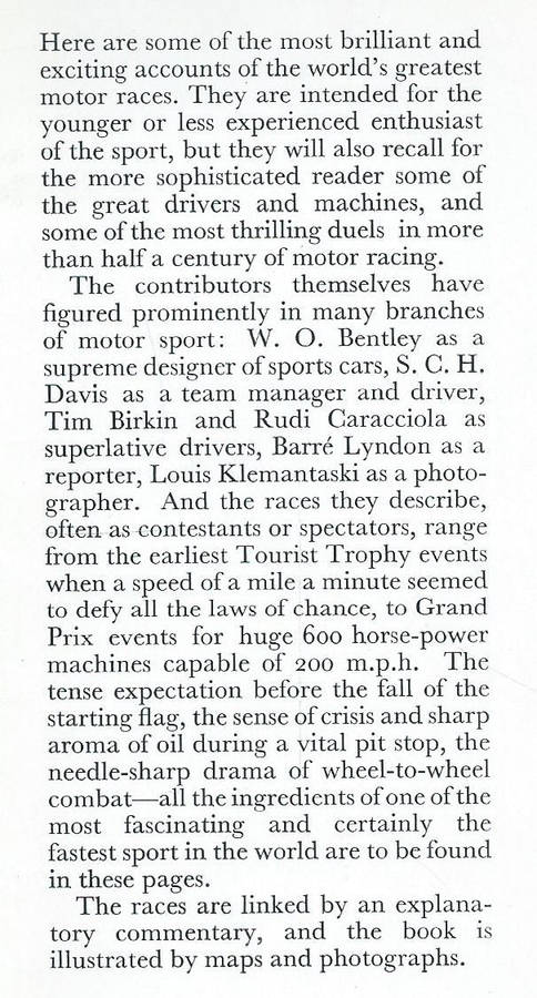 Great Motor Races | Bruce Carter (Ed.)
