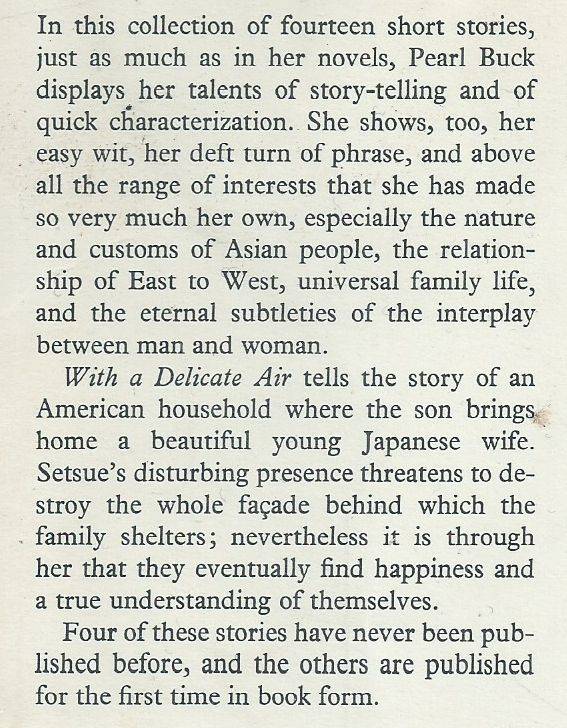 With a Delicate Air | Pearl S. Buck