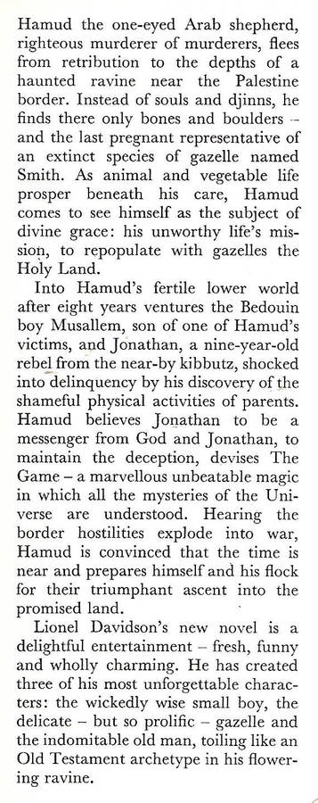 Smith's Gazelle | Lionel Davidson