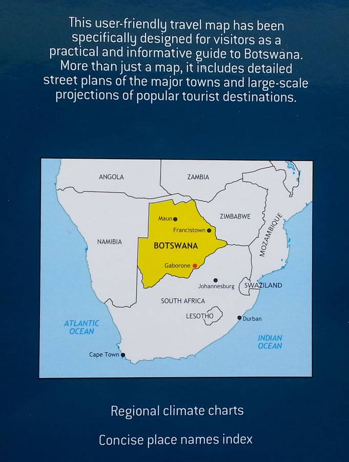 Botswana Travel Map