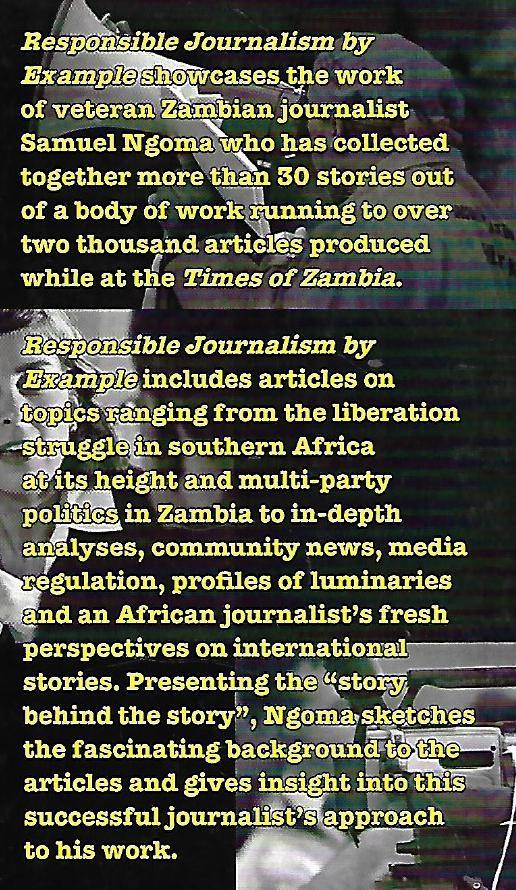 Responsible Journalism by Example: An African Scribe's Own Experience on a Quality Paper | Samuel...
