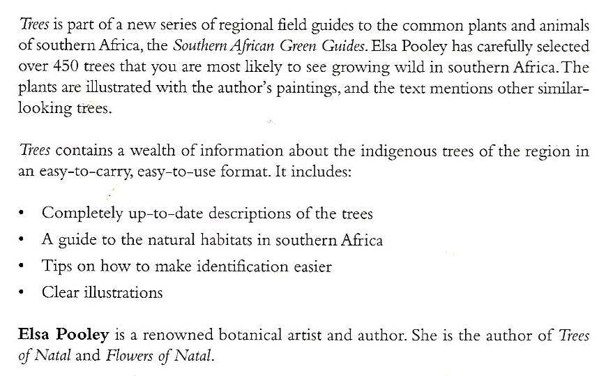 Trees (Inscribed by Author) | Elsa Pooley