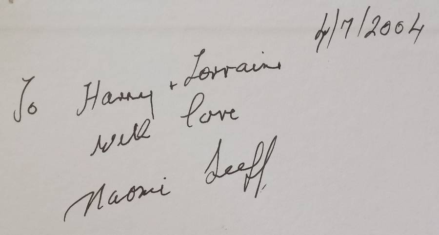 Portals of Memory (Inscribed by Sydney Seeffs Wife Naomi) | Sydney Seeff