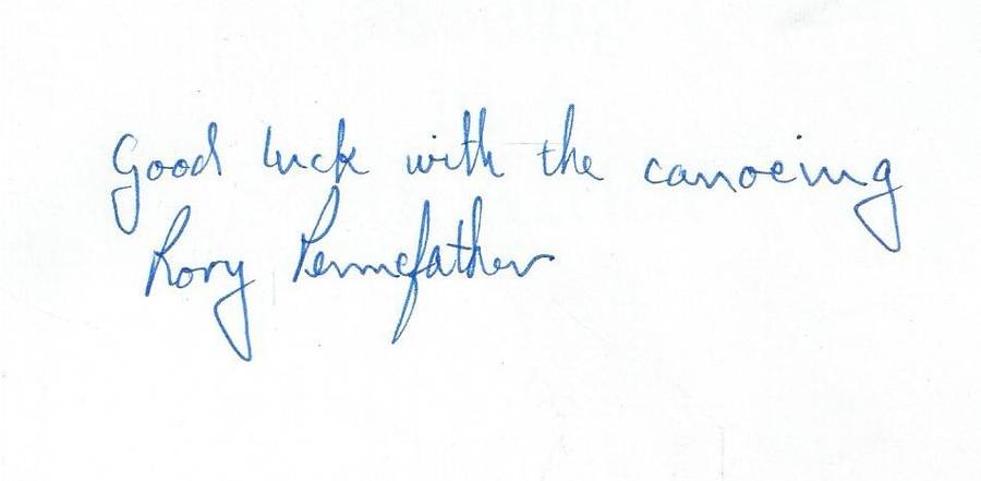 Canoeing in South Africa (Inscribed by Author) | Rory Pennefather