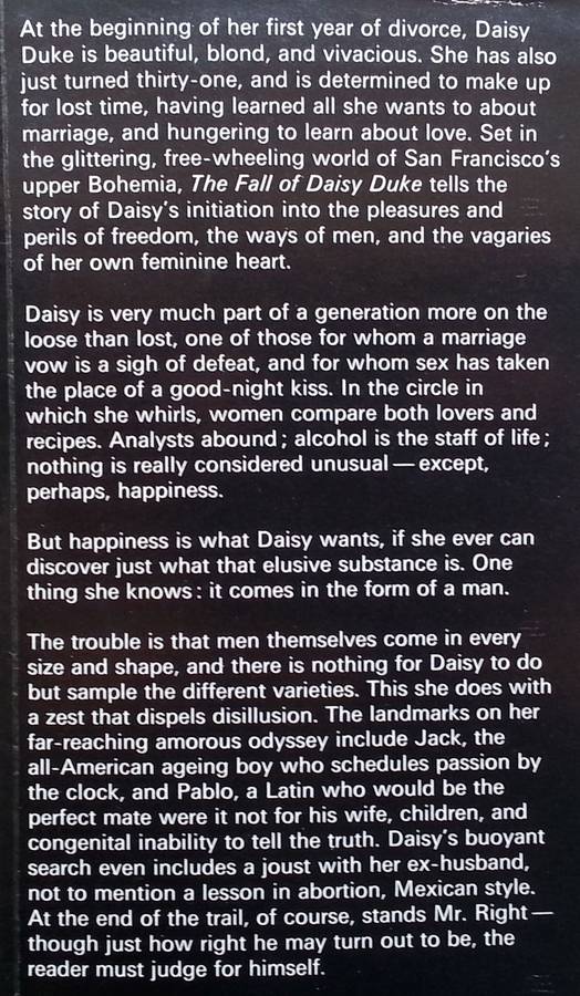 The Fall of Daisy Duke (First Edition, 1967) | Alice Adams
