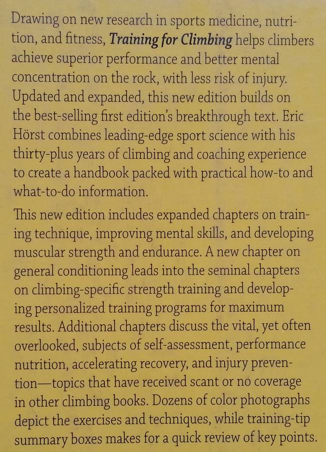 Training for Climbing: The Definitive Guide for Improving Your Performance | Eric J Horst