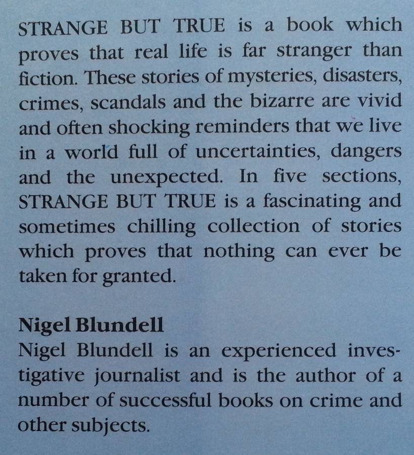 Strange But True | Nigel Blundell