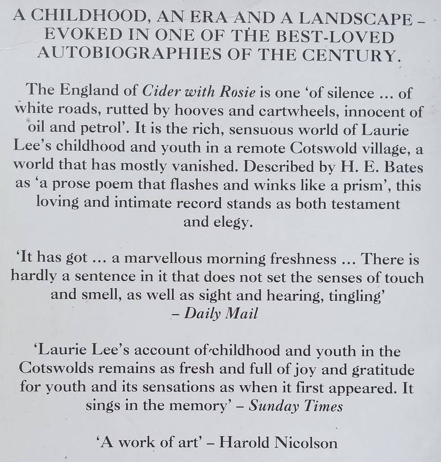 Cider with Rosie | Laurie Lee