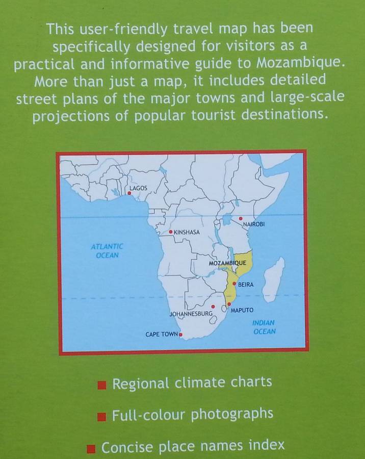 Mozambique Travel Map