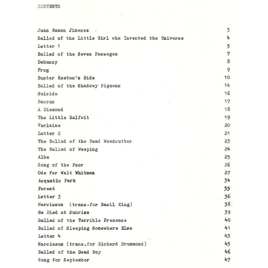 After Lorca | Jack Spicer