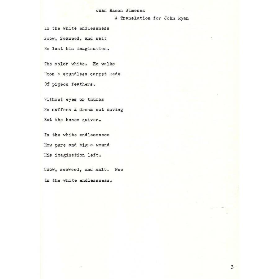 After Lorca | Jack Spicer