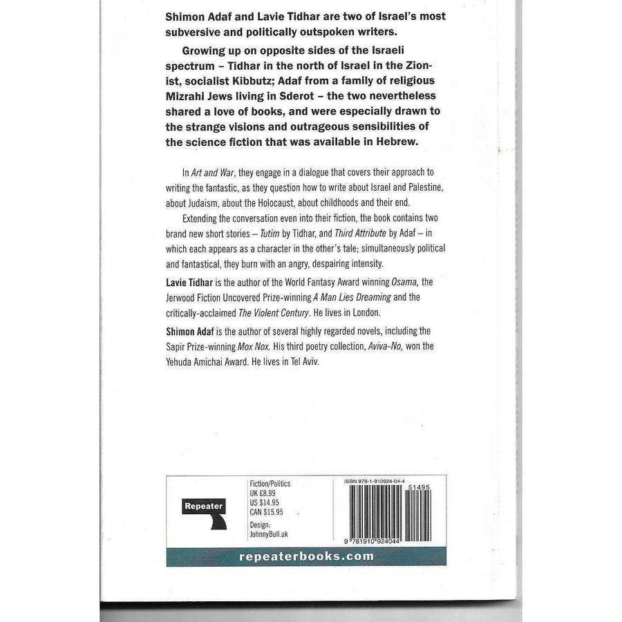 Art and War: Poetry, Pulp and Politics in Israeli Fiction | Lavie Tidhar & Shimon Adaf