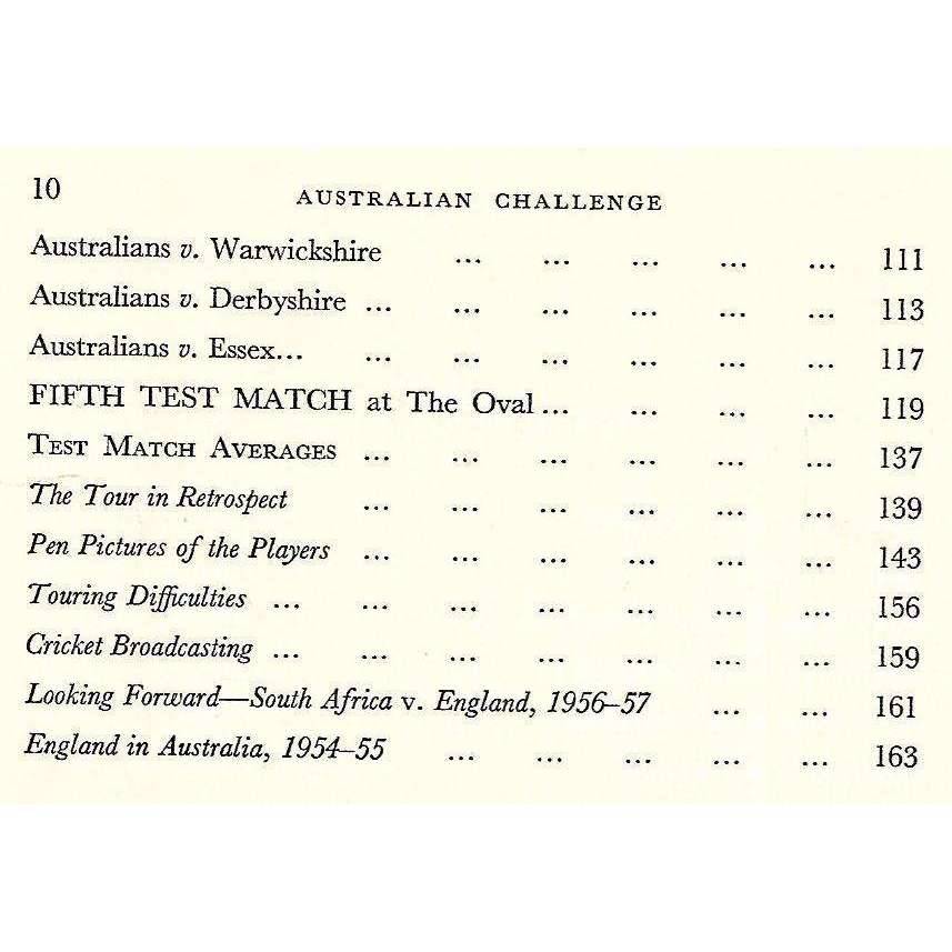 Australian Challenge | A. E. R. Gilligan