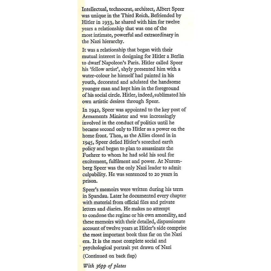 Inside the Third Reich | Albert Speer