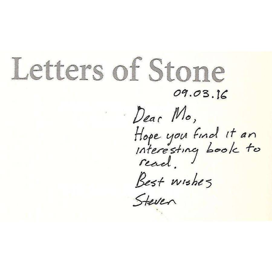Letters of Stone: From Nazi Germany to South Africa (Inscribed by Author) | Steven Robbins