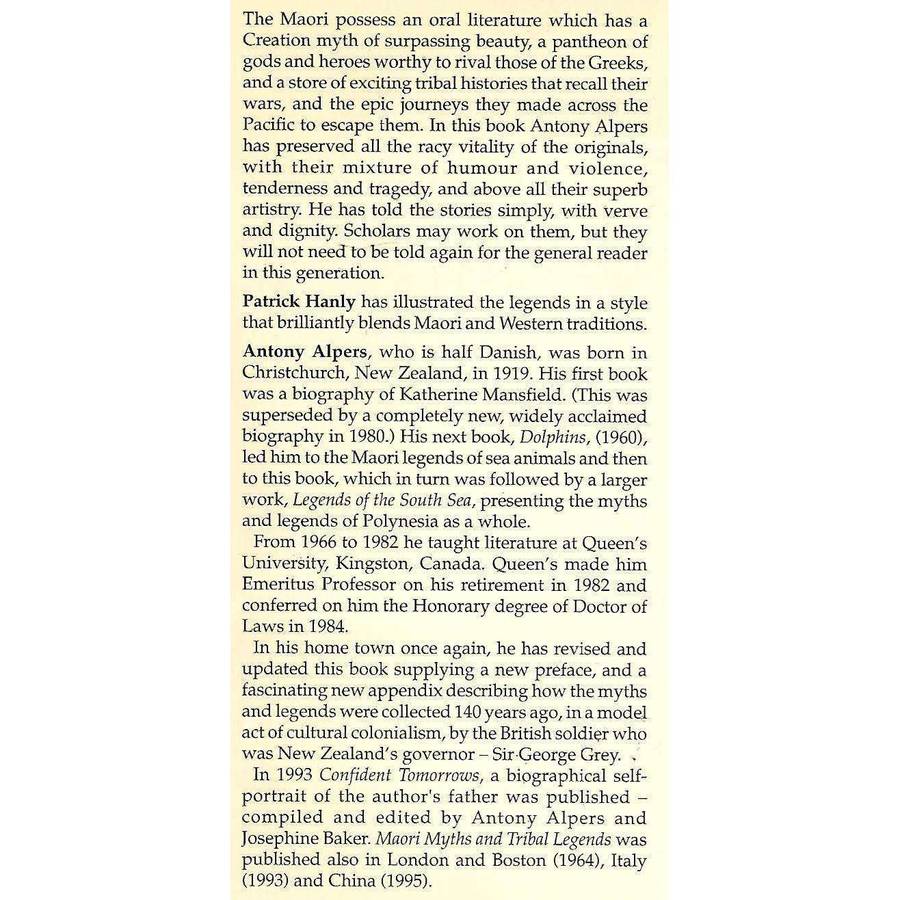 Maori Myths and Tribal Legends | Antony Alpers