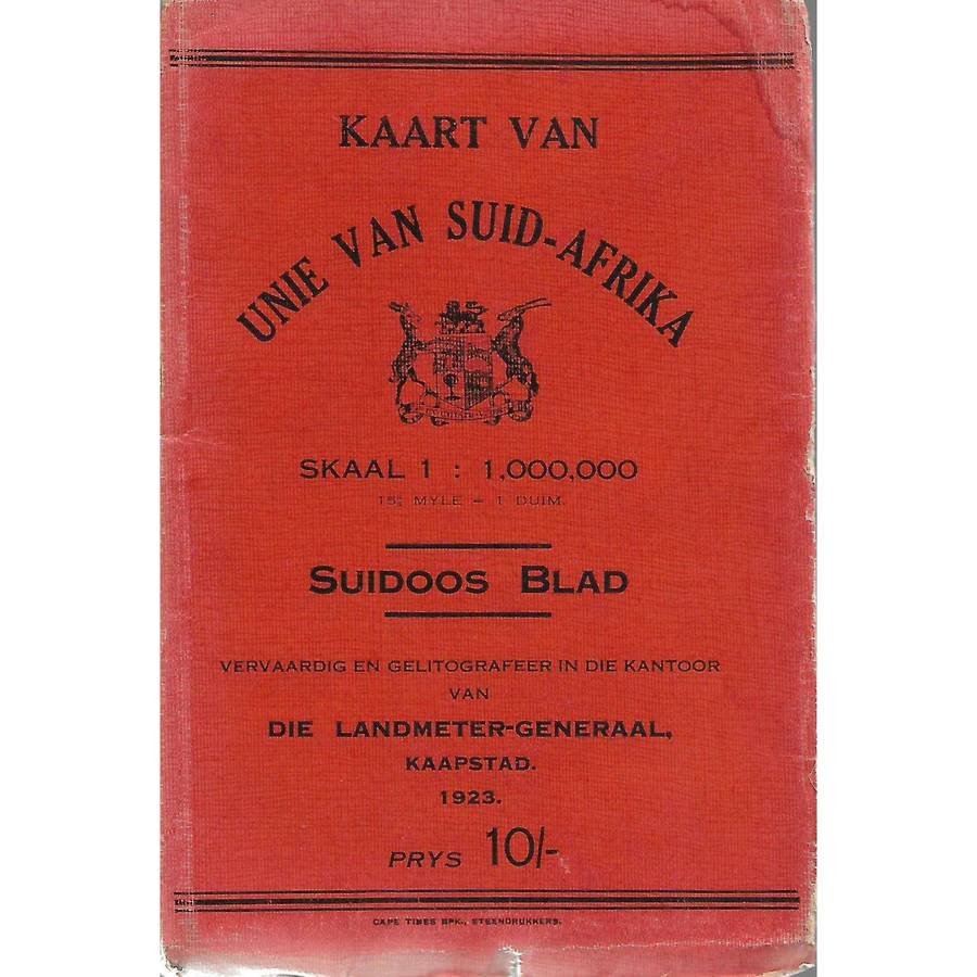 Map of Union of South Africa: South-East Sheet