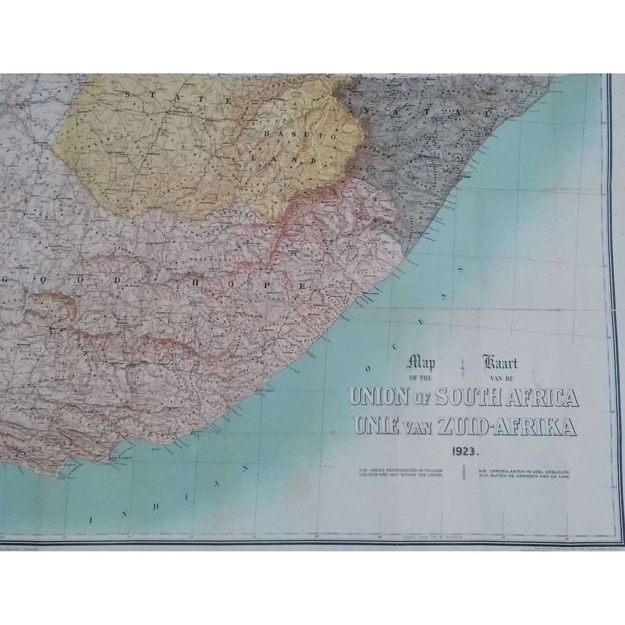 Map of Union of South Africa: South-East Sheet