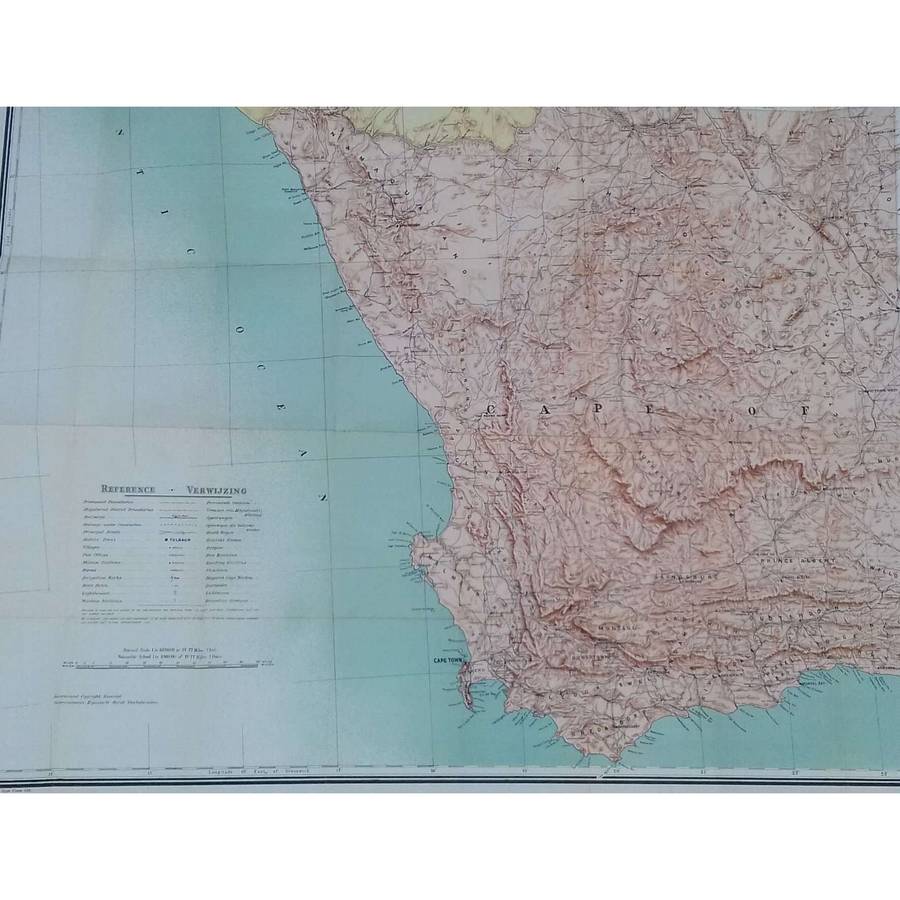Map of Union of South Africa: South-West Sheet