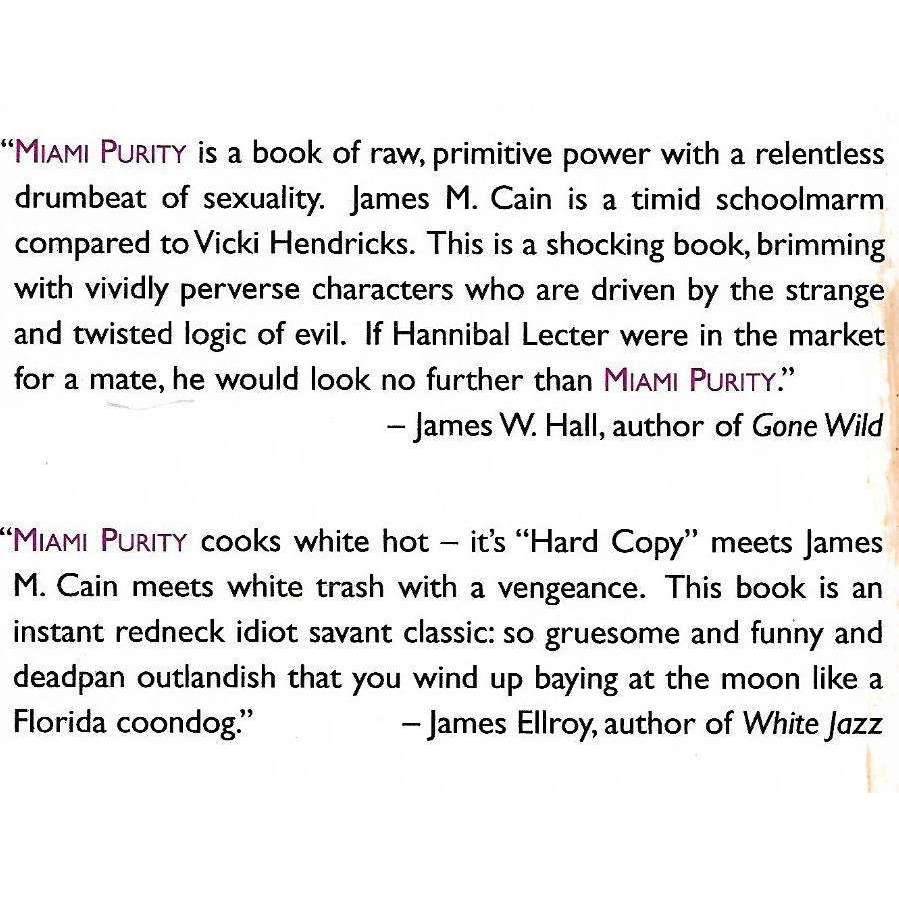 Miami Purity | Vicki Hendricks