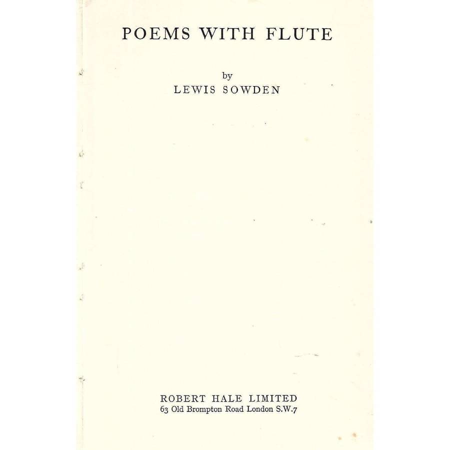Poems with Flute (Signed by Author) | Lewis Sowden