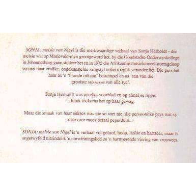 Sonja, Meisie Van Nigel: (Afrikaans Edition) 'n Lewensverhaal (With Author's Inscription) | Carel...