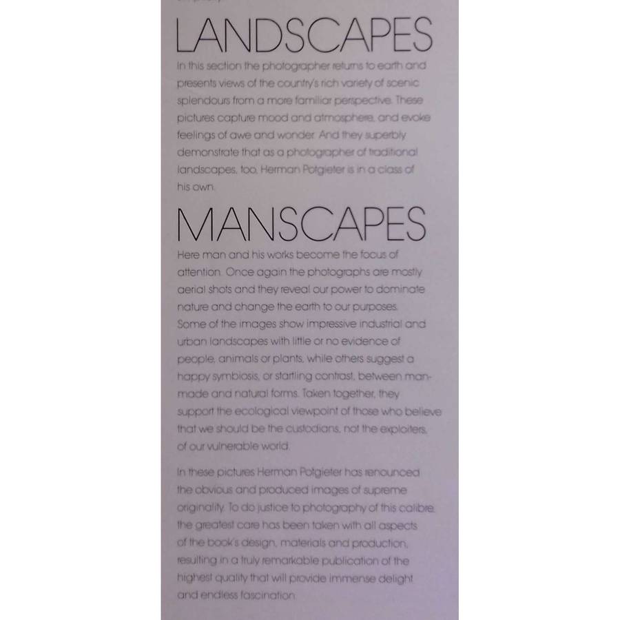 South Africa: Landshapes, Landscapes, Manscapes (Signed by Herman Potgieter) | Herman Potgieter &...