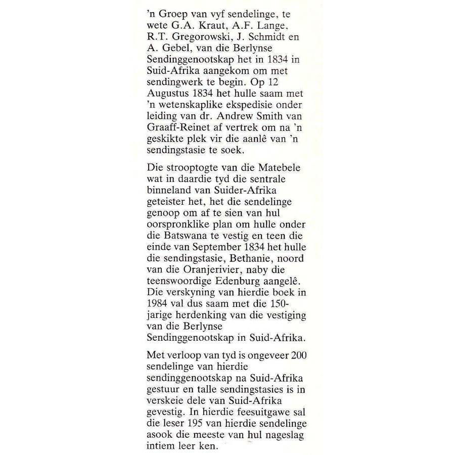 The Berlin Missionaries in South Africa and their Descendants (Dual Language Edition) | Linda Zol...