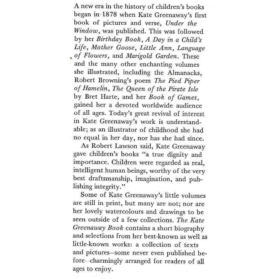The Kate Greenway Book: A Collection of Illustration, Verse and Text | Bryan Holme