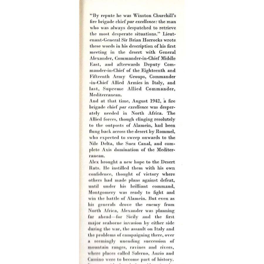The Memoirs of Field-Marshall Earl Alexander of Tunis 1940:1945 | Earl Alexander of Tunis