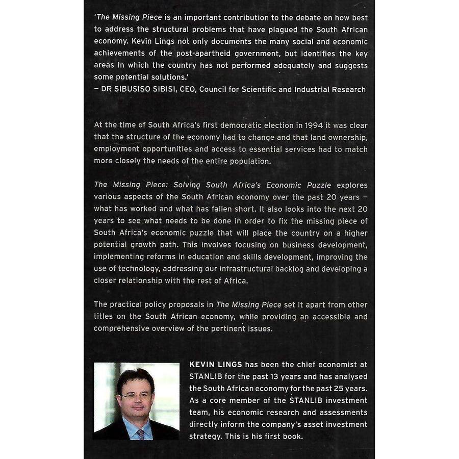 The Missing Piece: Solving South Africa's Economic Puzzle (inscribed by Author) | Kevin Lings