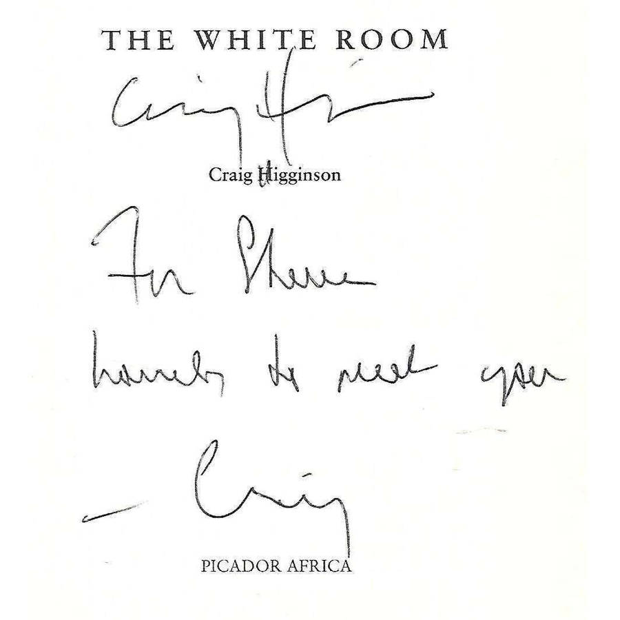 The White Room (Inscribed by Author) | Craig Higginson