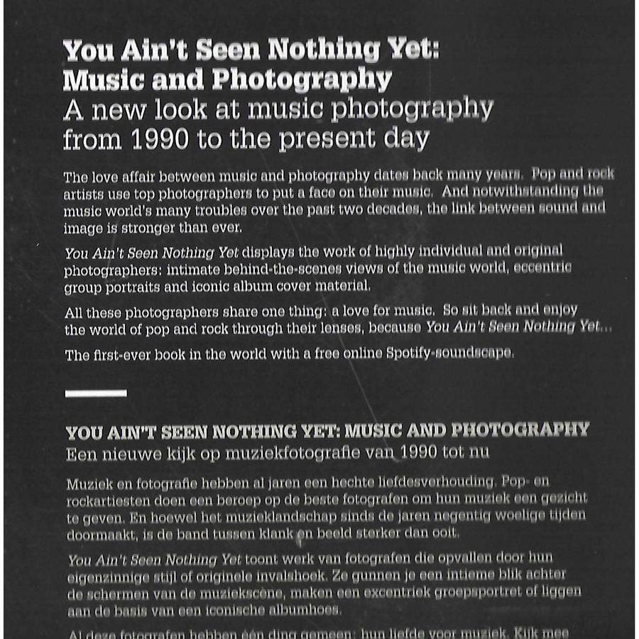You Ain't Seen Nothing Yet: Music and Photography | Rein Desle (Ed.)
