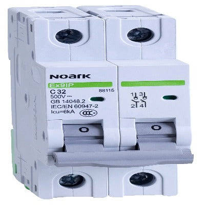 Noark PV DC Isolator 2P 500V