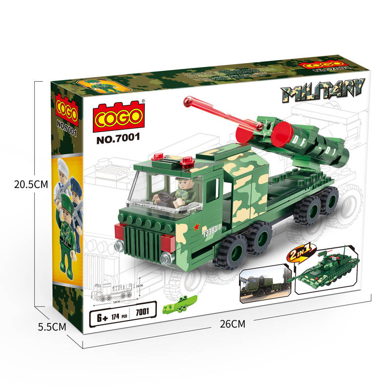 Cogo Military Guided Tank Missile 2in1