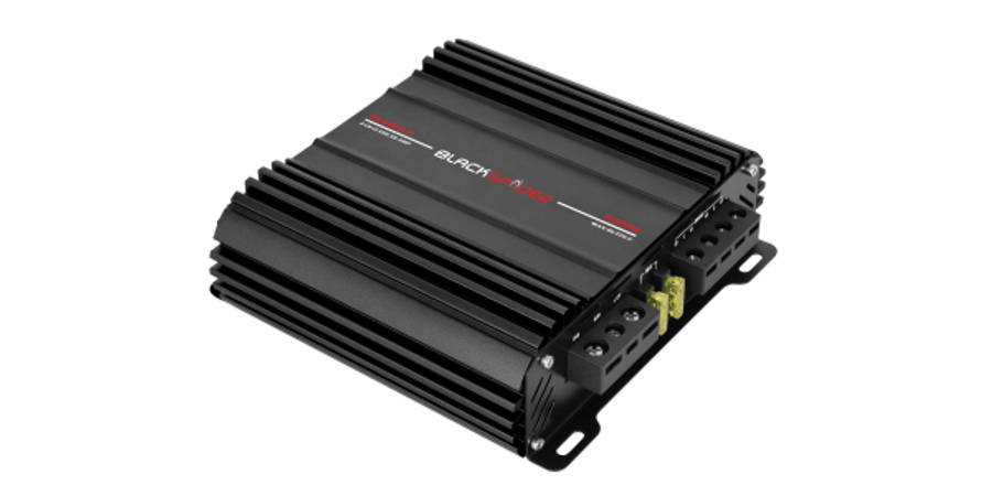 BlackSpider BSAR60.2 Rogue Series 6000W 2 Channel Amplifier - Car Audio