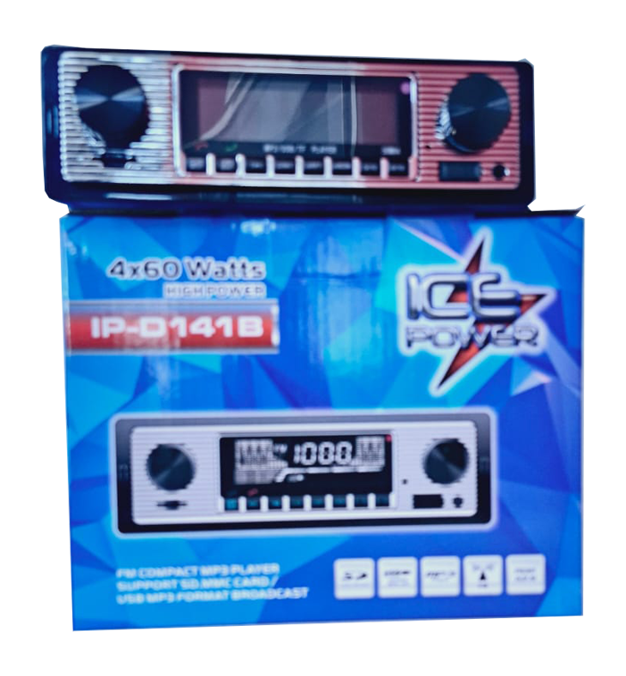 ICE POWER HEAD UNIT RETRO STYLE S/DINN MEDIA