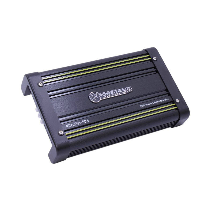 Powerbass NITROFLEX-90.4 Nitroflex Series 90W RMS 4-Channel Amplifier - Car Audio