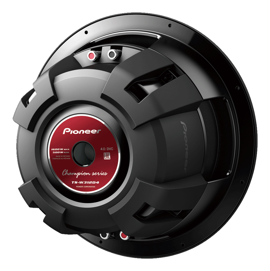 Pioneer TS-W312D4 12" Champion Series 2400w DVC Subwoofer